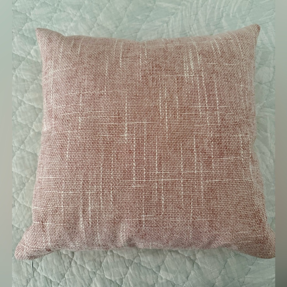 Custom Blush Throw Pillow Cover 18 x 18 - Picture 4 of 4